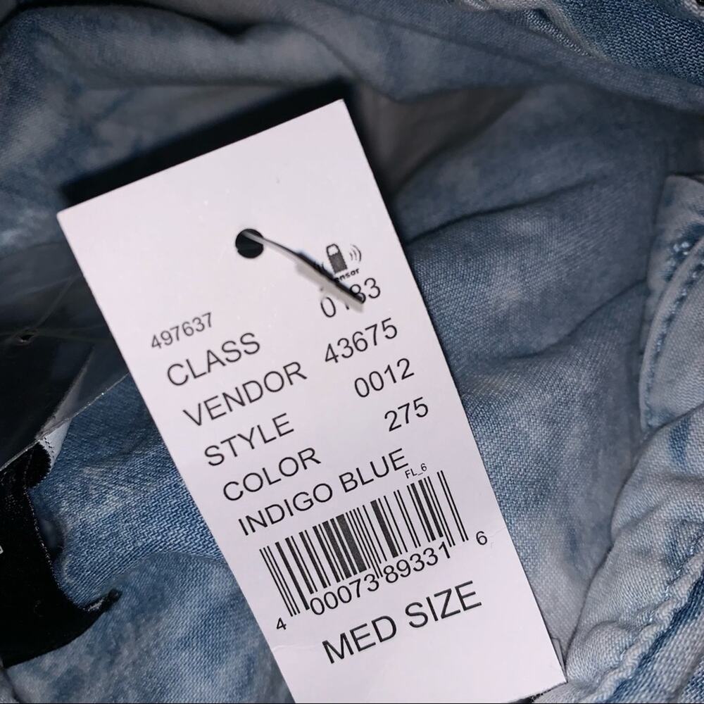 Pac Sun size Med Tie Dye Button Down Shirt NWT - Picture 4 of 8